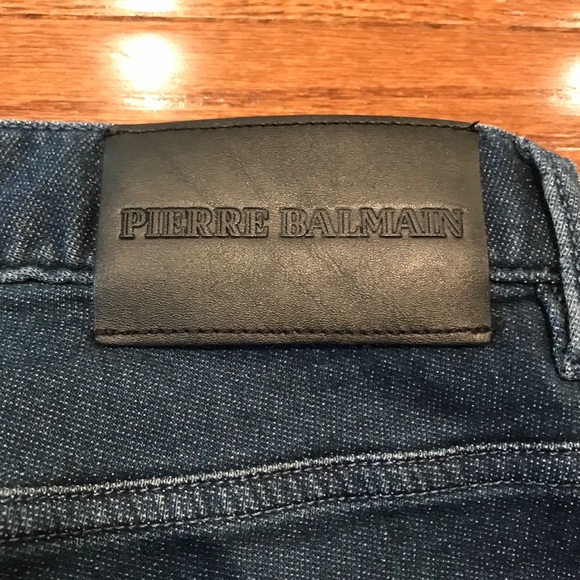 Balmain Jeans In Fashion 2019 Navy Distressed Balmain Jeans Size